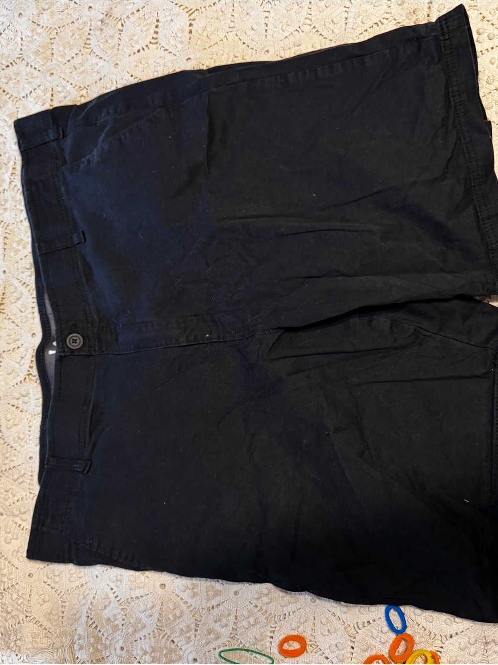 Lee Black Men's Flat Front Shorts